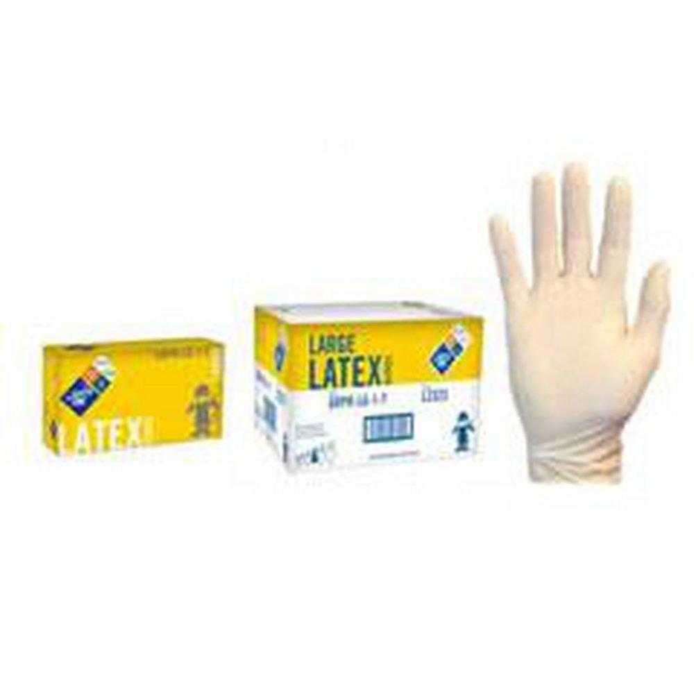 Safety Zone Natural Latex Gloves in Natural (Box of 100, Case of 10 Boxes) 