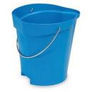 3 gal Polypropylene Pail with Stainless Steel Handle in Blue