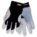 M Size Elastic Driver Gloves in Black and Grey