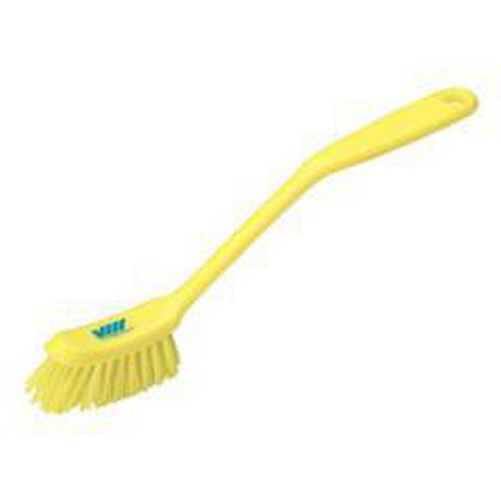 Remco Products Yellow 11 x 9/10 in. Polyester and Polypropylene Supersoft Hand Brush 