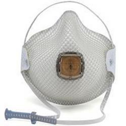 Dura-Mesh&reg;, Foam and Latex NIOSH 42 CFR 84 Particulate Respirator in White (Box of 10, Case of 10 Boxes)