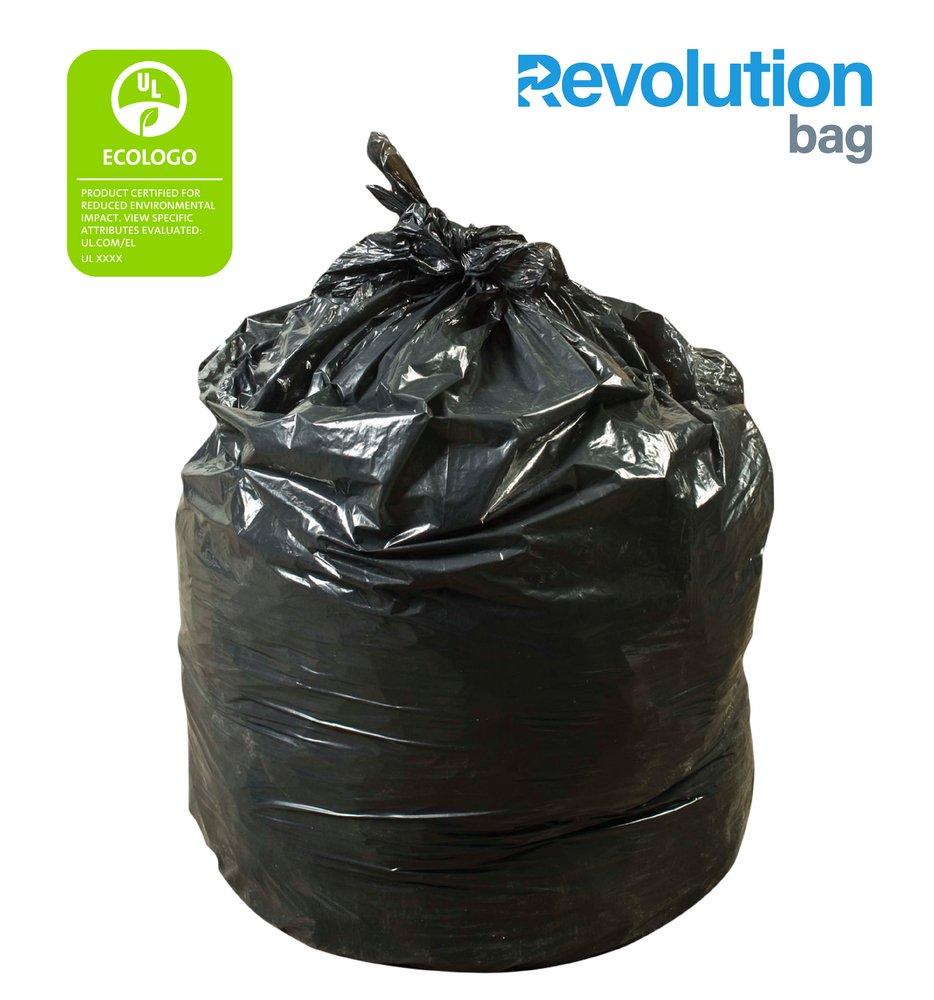 Revolution Bag&reg; Black Trash Can Liner in Black (Case of 200) 
