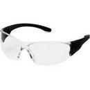 Pyramex Safety Products Nylon and Polycarbonate Safety Glasses with Black Frame and Lens 
