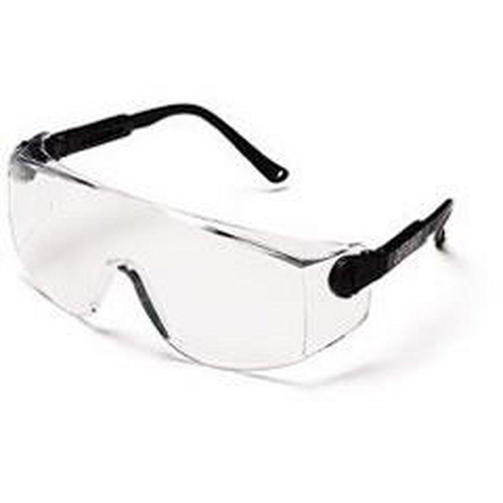 Pyramex Safety Products Polycarbonate Safety Glass with Lens and Black Frame 