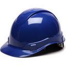 Pyramex Safety Products Blue ABS Hard Hat with 6 Point Ratchet Suspension 