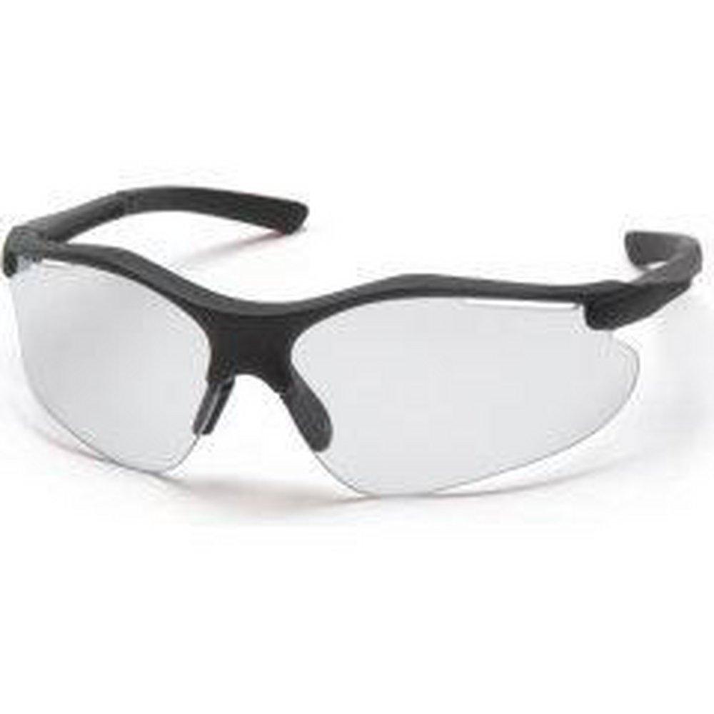 Pyramex Safety Products Polycarbonate Glasses with Black Frame and Lens 