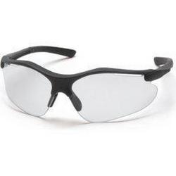 Polycarbonate Glasses with Black Frame and Clear Lens