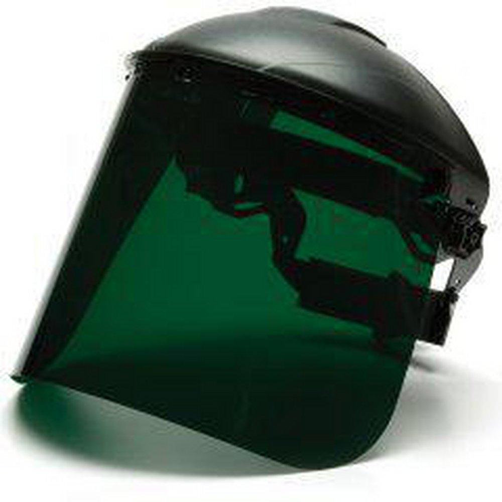 Pyramex Safety Products Dark Green Polyethylene Faceshield 