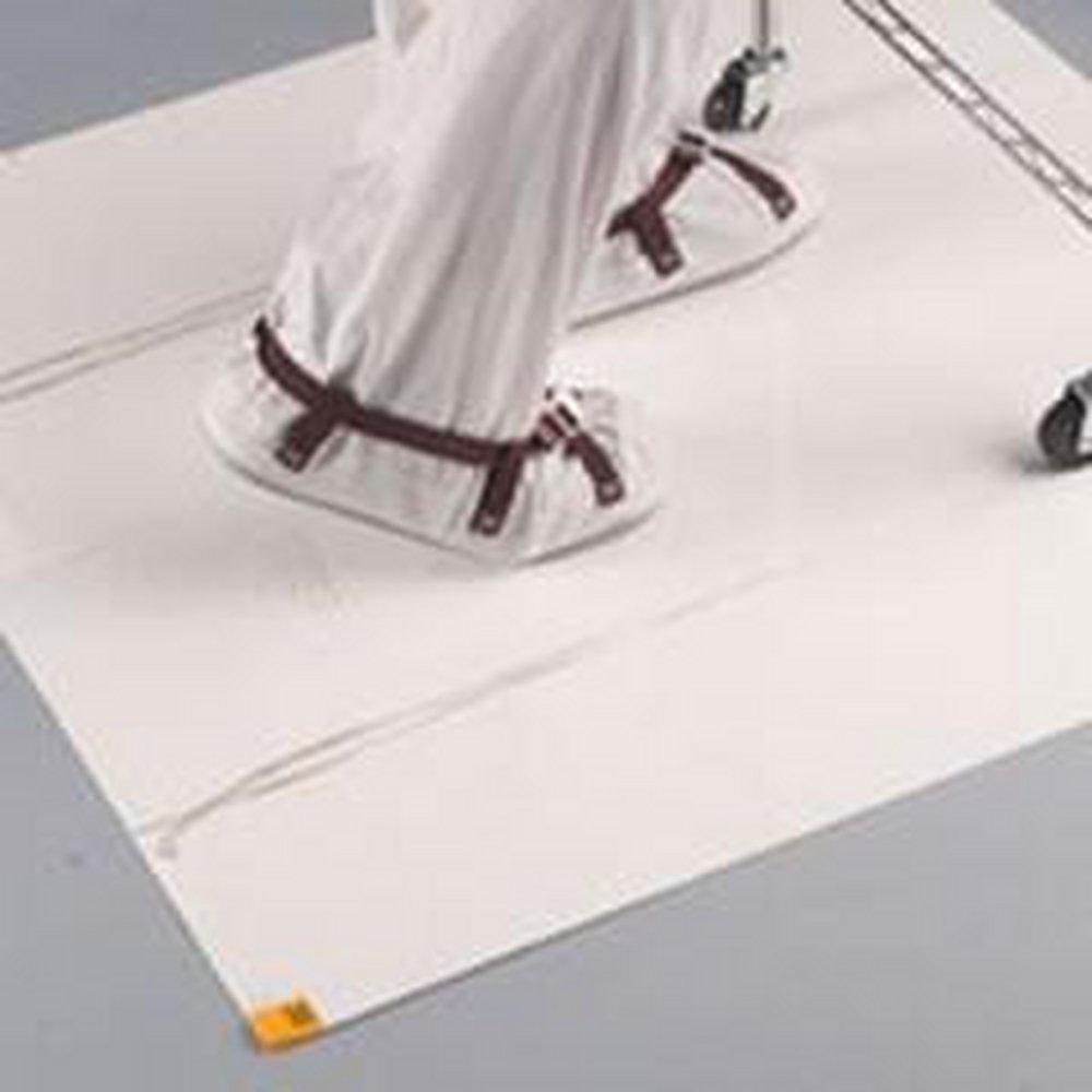 Purus International White 36 in. Anti-Bacterial Tacky Floor Mat in White 