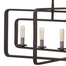 Hinkley Aged Zinc 360W 6-Light Candelabra E-12 Chandelier 