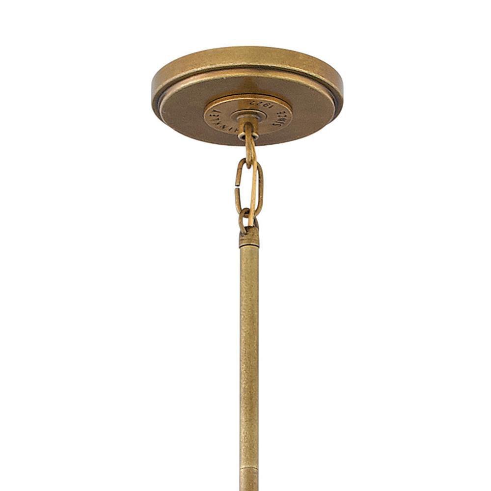 Hinkley Rustic Brass 300W 3-Light Medium E-26 Chandelier 