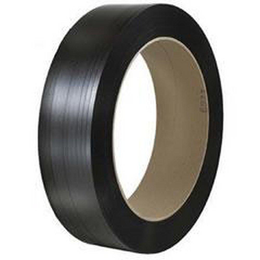 Polychem Industrial Products Black 5/8 x 0.025 in. Polyester Strapping in Black 