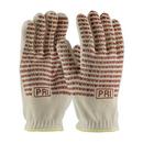 PIP® White Cotton Gloves in White, Red and Yellow 