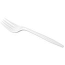 Essendant White Medium Weight Polypropylene Fork in White 