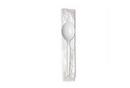 Heavy Weight Plastic Cutlery Soup Spoon in Pearl