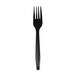 NetChoice&reg; Black Medium Weight Polypropylene Fork 