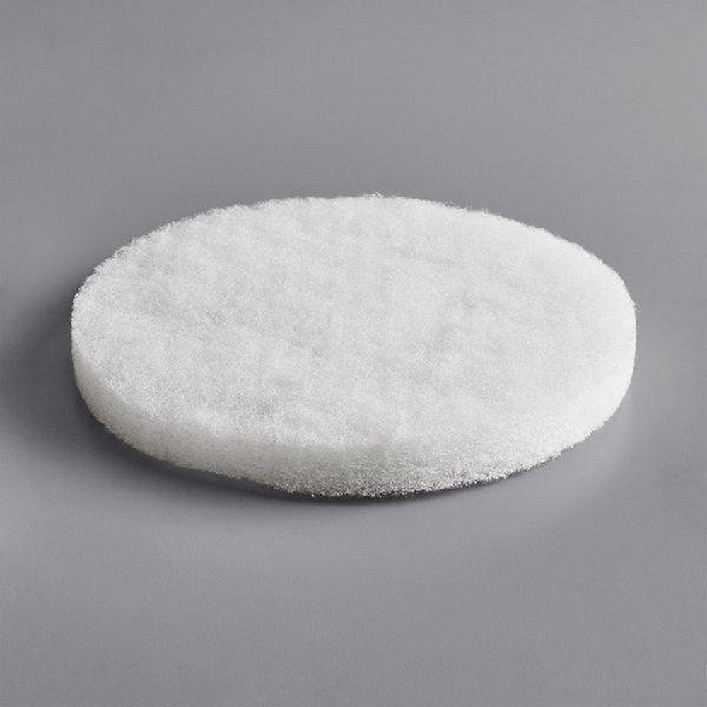 Motorscrubber White Motor Scrubber Pad in White 