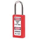 1-1/2 in. Thermoplastic and Xenoy® Padlock in Red