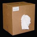 Mednik Riverbend White 16 in. 25 lb. Stitched Terry Cloth Towel in White 