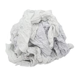 50 lb. Box New Knit Rag in White