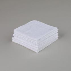 9 x 12 in. Terry Towel Rag with Finished Edges in White