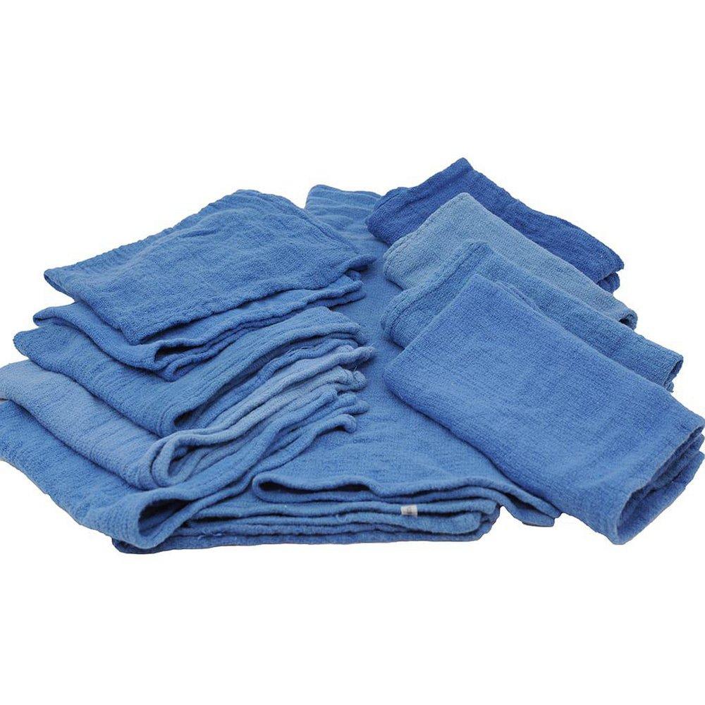 Mednik Riverbend Blue 16 x 27 in. Cotton Huck Towel 