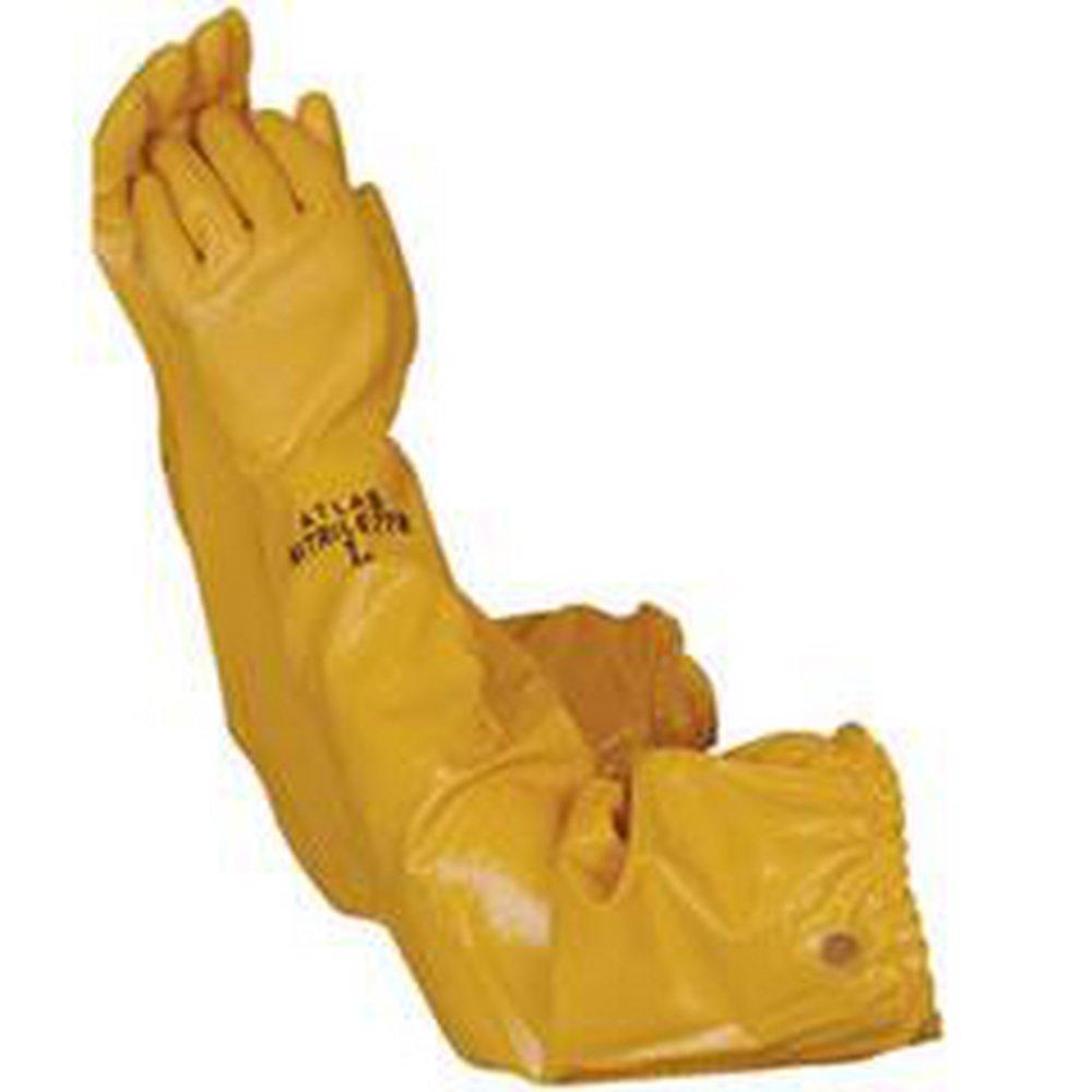 Showa Best Glove Yellow Nitrile, Polyester and Cotton Gloves in Yellow 