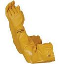 M Size Nitrile, Polyester and Cotton Gloves in Yellow