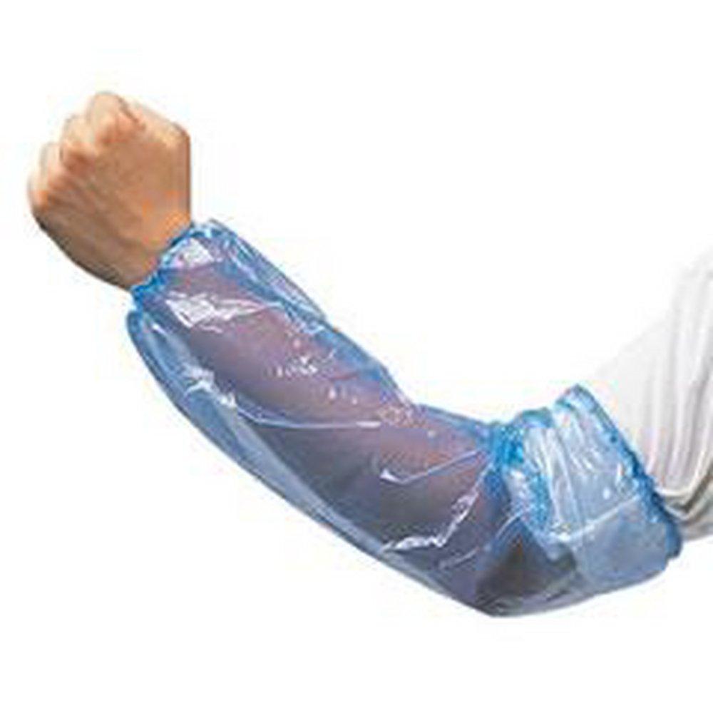 Liberty Glove & Safety Blue 18 in. Polyethylene Sleeve in Blue 