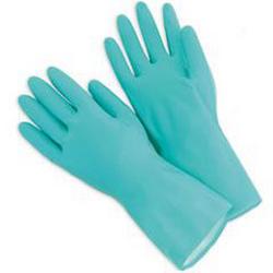 L Size Nitrile Gloves in Green