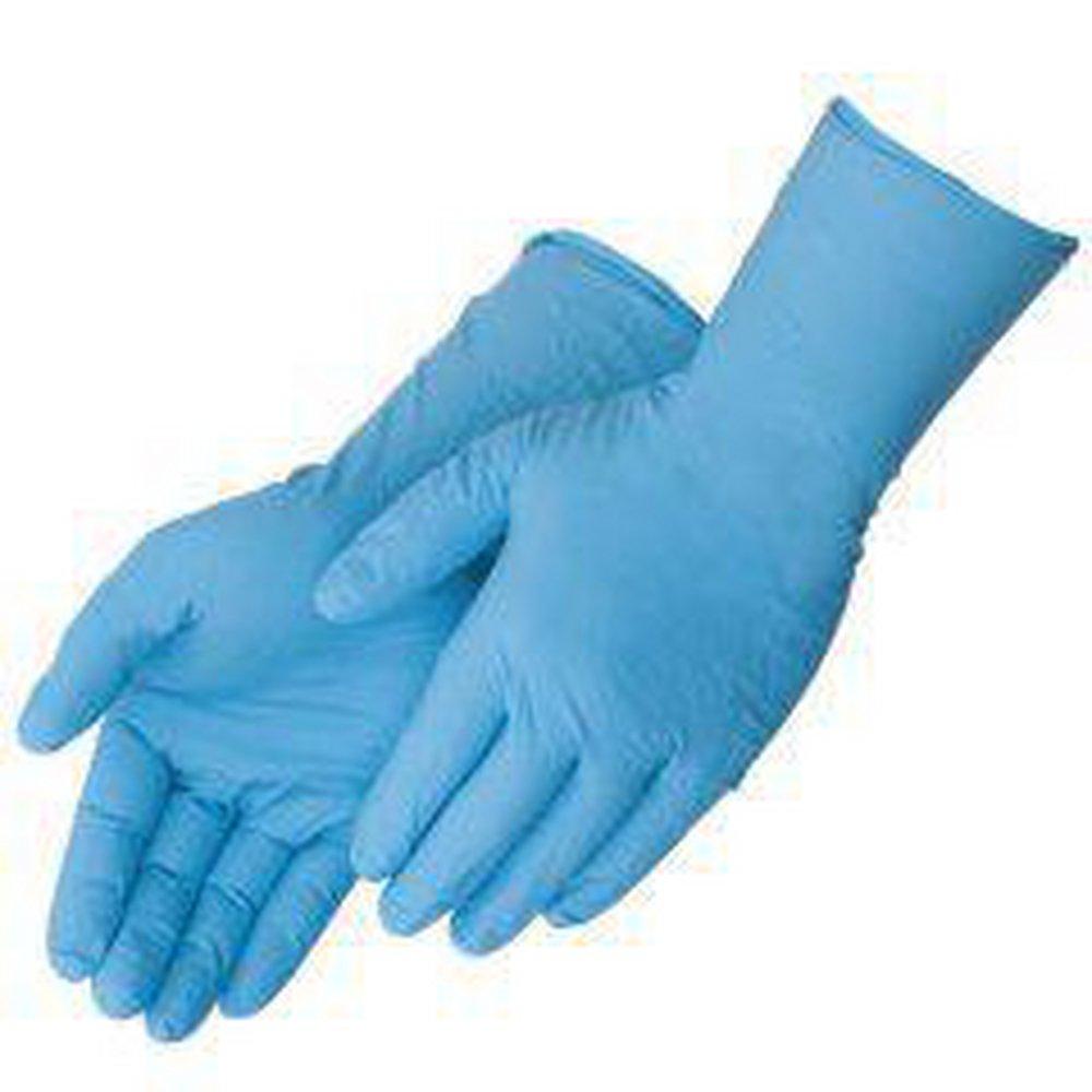 Liberty Glove & Safety Blue Industrial Grade Nitrile Gloves in Blue 