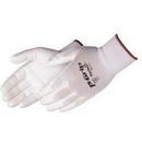M Size Polyurethane Dipped Nylon Gloves in White