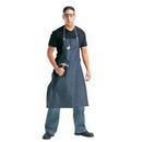 28 x 36 in. Cotton and Metal Denim Apron with 2 Pocket in Blue