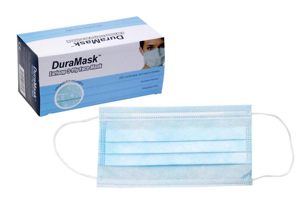 Liberty Glove & Safety White One Size Fits All Polypropylene 3-ply Disposable Ear Loop Face Mask (Box  of 50) 