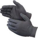Liberty Glove & Safety Black Nitrile Gloves in Black 