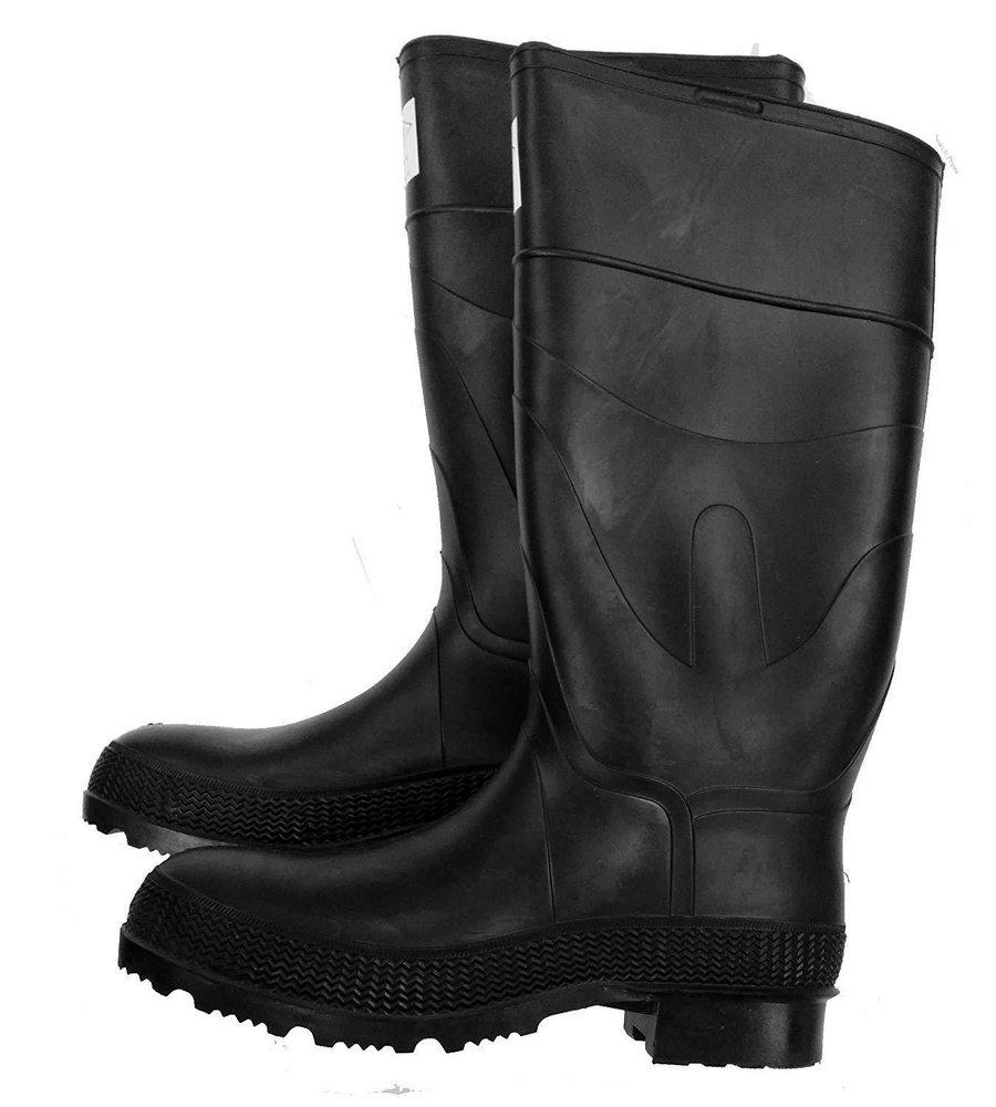 Liberty Glove & Safety Black PVC and Rubber Boot in Black 