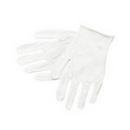 XL Size Cotton Inspection Gloves in White