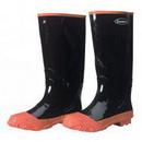 Size 11 16 in. Rubber and Steel Safety Toe Boot in Black and Orange