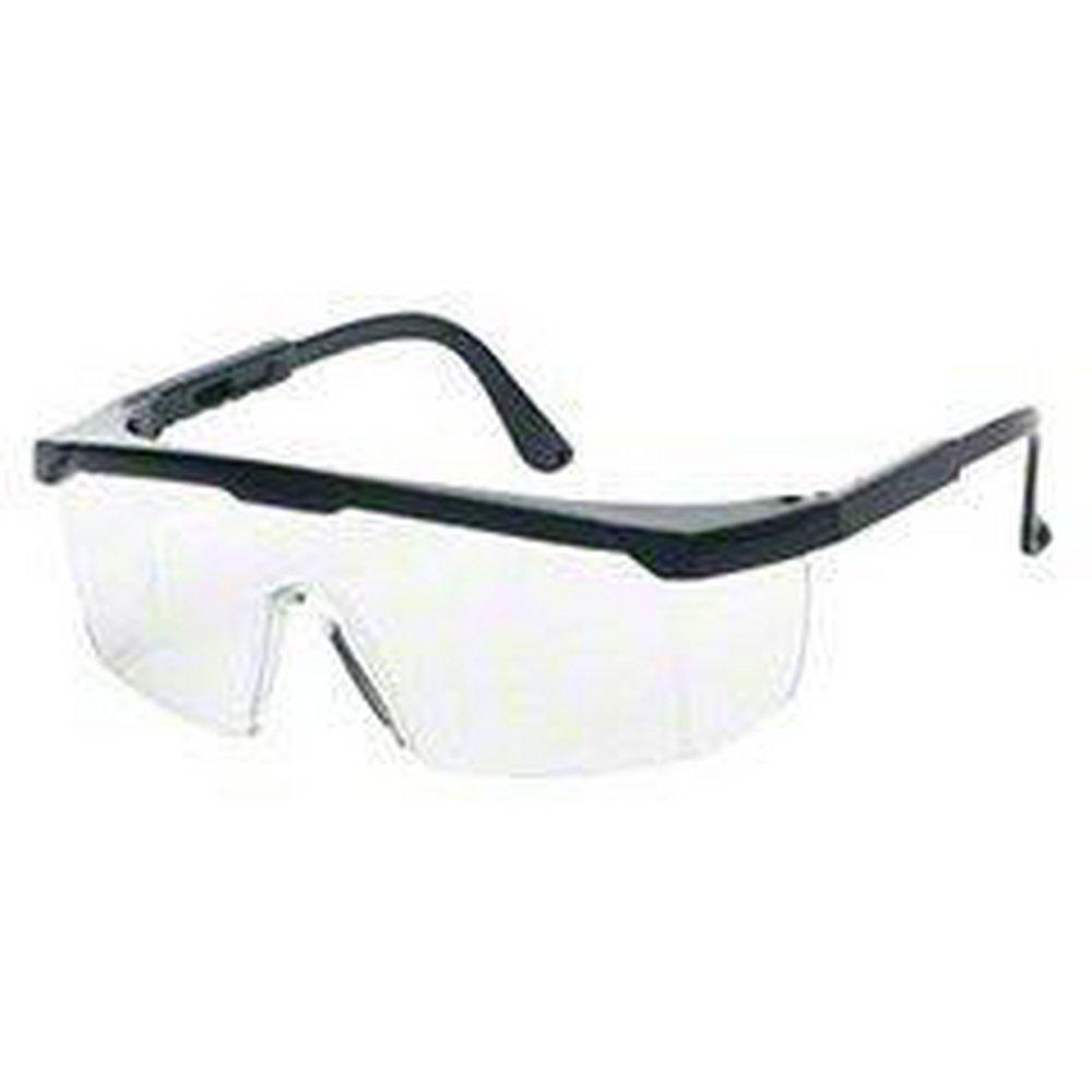 Liberty Glove & Safety Polycarbonate Safety Glasses with Black Frame and Lens 