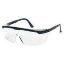 Polycarbonate Safety Glasses with Black Frame and Clear Lens