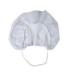 18 in. Nylon and Polypropylene Beard Net in White