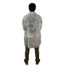 PolyLite&reg; White Polypropylene Lab Coat with Elastic Wrist in White 