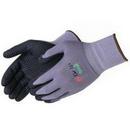 XS Size Nitrile and Nylon Gloves in Grey and Black