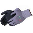 Liberty Glove & Safety Grey Nitrile and Nylon Gloves in Grey and Black 