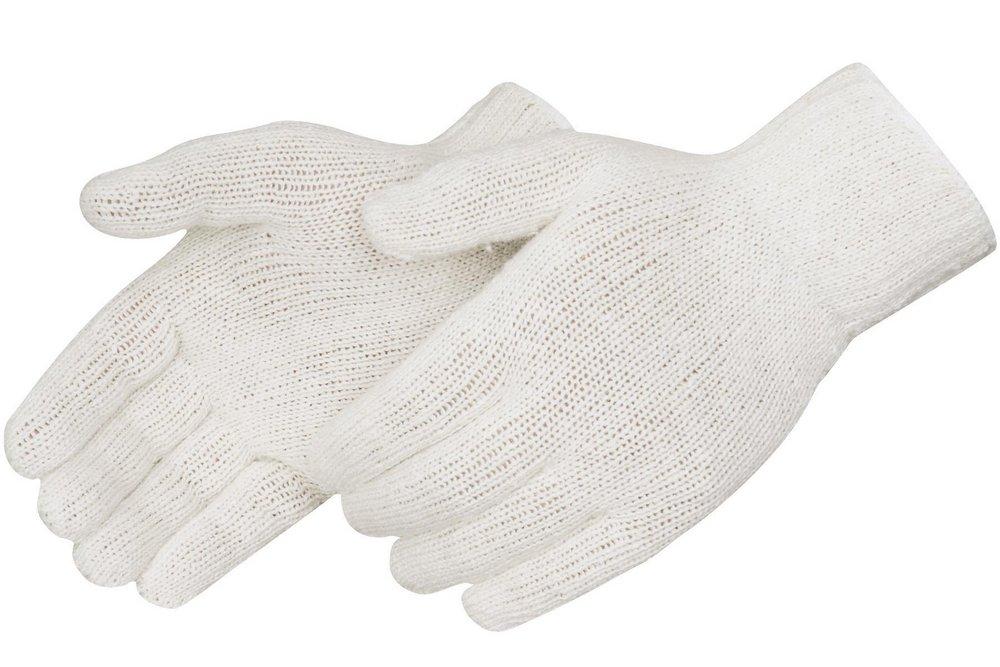Liberty Glove & Safety Natural White Polyester and Cotton Gloves in Natural White 