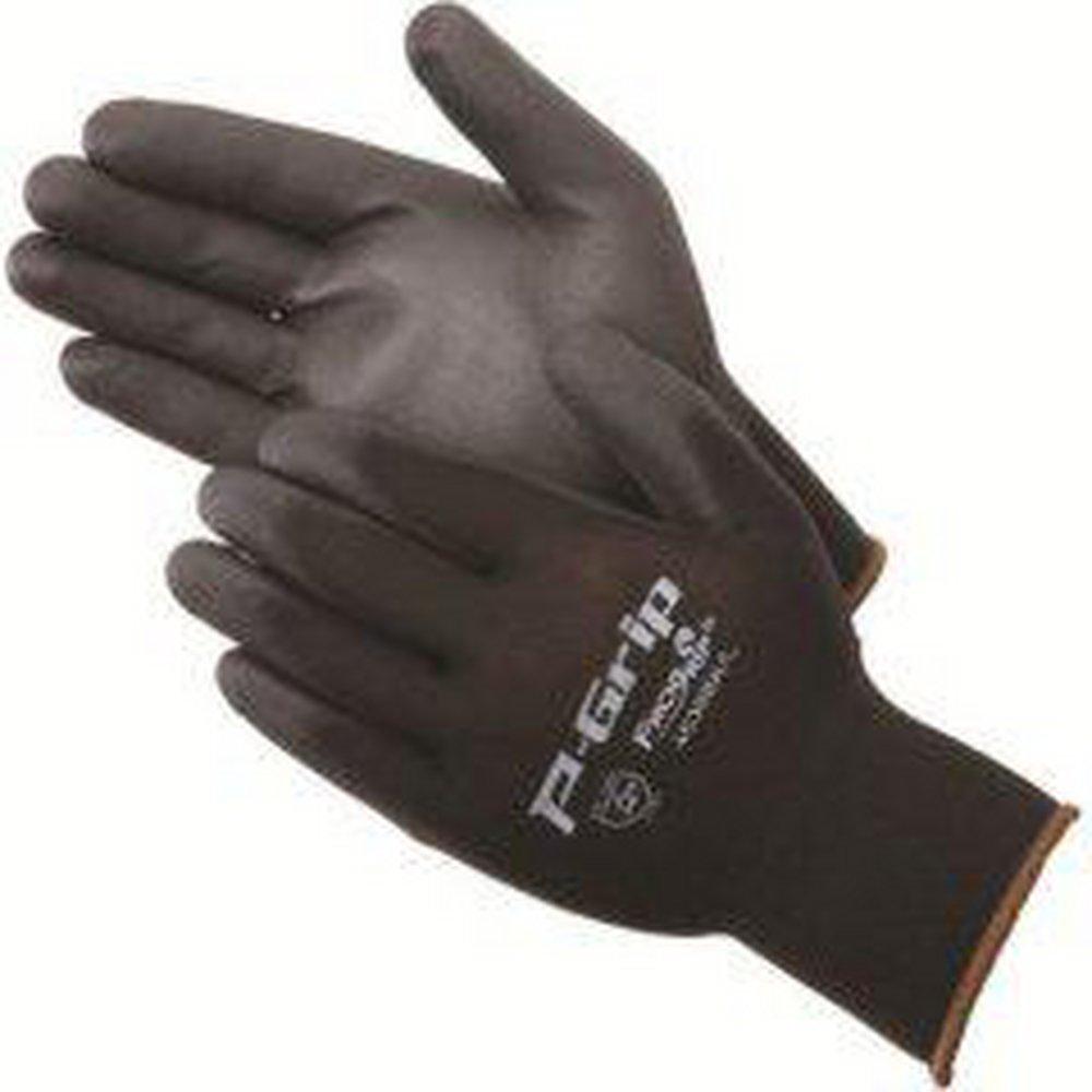 Liberty Glove & Safety Black Polyurethane Dipped Nylon Gloves in Black 