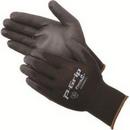 Liberty Glove & Safety Black Polyurethane Dipped Nylon Gloves in Black 