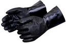 L Size PVC Chemical Gloves in Black