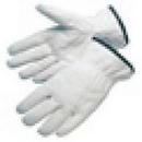 M Size Goatskin Leather Gloves in White