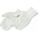 Liberty Glove & Safety Natural White Cotton, Plastic Glove in Natural White 